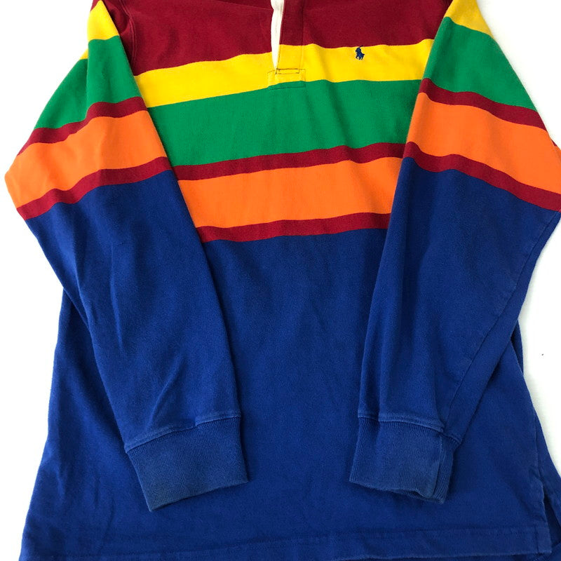 【中古品】【メンズ】 L/S RUGBY SHIRT ロングスリーブ ラガーシャツ 長袖 トップス 147-250129-kk-26-tei サイズ：XL カラー：マルチカラー 万代Net店