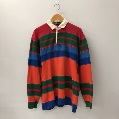 【中古品】【メンズ】 L/S RUGBY SHIRT ロングスリーブ ラガーシャツ 長袖 トップス 147-250129-kk-28-tei サイズ：M カラー：マルチカラー 万代Net店