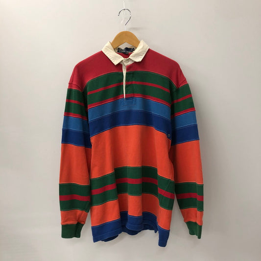 【中古品】【メンズ】 L/S RUGBY SHIRT ロングスリーブ ラガーシャツ 長袖 トップス 147-250129-kk-28-tei サイズ：M カラー：マルチカラー 万代Net店
