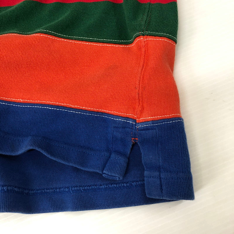 【中古品】【メンズ】 L/S RUGBY SHIRT ロングスリーブ ラガーシャツ 長袖 トップス 147-250129-kk-28-tei サイズ：M カラー：マルチカラー 万代Net店