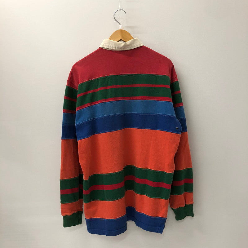 【中古品】【メンズ】 L/S RUGBY SHIRT ロングスリーブ ラガーシャツ 長袖 トップス 147-250129-kk-28-tei サイズ：M カラー：マルチカラー 万代Net店