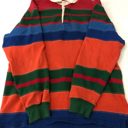 【中古品】【メンズ】 L/S RUGBY SHIRT ロングスリーブ ラガーシャツ 長袖 トップス 147-250129-kk-28-tei サイズ：M カラー：マルチカラー 万代Net店