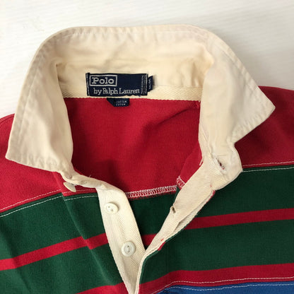 【中古品】【メンズ】 L/S RUGBY SHIRT ロングスリーブ ラガーシャツ 長袖 トップス 147-250129-kk-28-tei サイズ：M カラー：マルチカラー 万代Net店