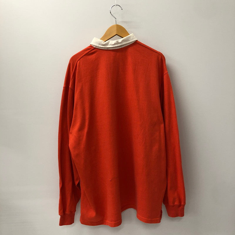 【中古品】【メンズ】 L/S RUGBY SHIRT ロングスリーブ ラガーシャツ 長袖 トップス 147-250129-kk-25-tei サイズ：L カラー：オレンジ 万代Net店