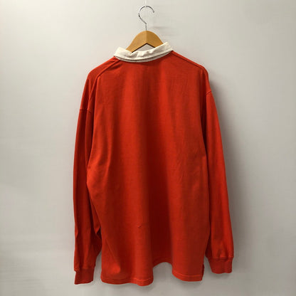 【中古品】【メンズ】 L/S RUGBY SHIRT ロングスリーブ ラガーシャツ 長袖 トップス 147-250129-kk-25-tei サイズ：L カラー：オレンジ 万代Net店