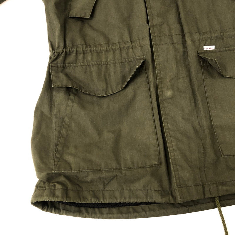 【中古品】【メンズ】 Carhartt カーハート BATTLE PARKA 4157.214.63.00.00 バトルパーカー ライトアウター ミリタリージャケット 145-250123-kk-48-tei サイズ：L カラー：オリーブ 万代Net店