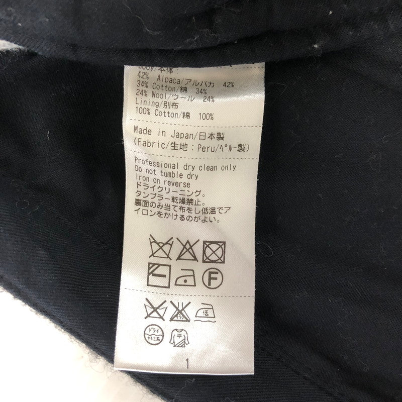 【中古品】【メンズ】  THE INOUE BROTHERS ザ イノウエブラザーズ ALPACA TROUSERS アルパカトラウザーズ ボトムス パンツ 151-250129-kk-19-tei サイズ：1 カラー：ブラック 万代Net店