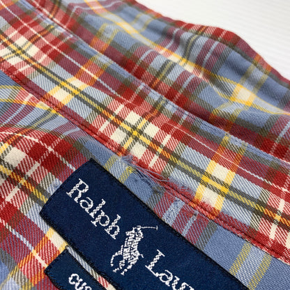 【現状渡し品】【メンズ】 POLO RALPH LAUREN ポロ・ラルフローレン B.D. FLANNEL SHIRT ボタンダウン フランネルシャツ 長袖 トップス ネルシャツ 147-260720-ko-01-tei サイズ：XXL カラー：チェック 万代Net店