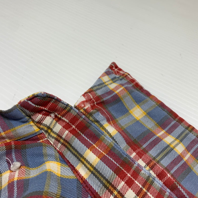 【現状渡し品】【メンズ】 POLO RALPH LAUREN ポロ・ラルフローレン B.D. FLANNEL SHIRT ボタンダウン フランネルシャツ 長袖 トップス ネルシャツ 147-260720-ko-01-tei サイズ：XXL カラー：チェック 万代Net店