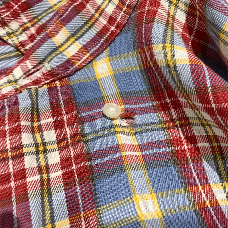 【現状渡し品】【メンズ】 POLO RALPH LAUREN ポロ・ラルフローレン B.D. FLANNEL SHIRT ボタンダウン フランネルシャツ 長袖 トップス ネルシャツ 147-260720-ko-01-tei サイズ：XXL カラー：チェック 万代Net店