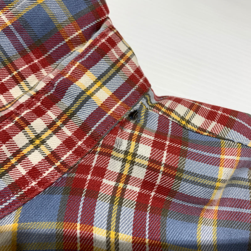 【現状渡し品】【メンズ】 POLO RALPH LAUREN ポロ・ラルフローレン B.D. FLANNEL SHIRT ボタンダウン フランネルシャツ 長袖 トップス ネルシャツ 147-260720-ko-01-tei サイズ：XXL カラー：チェック 万代Net店