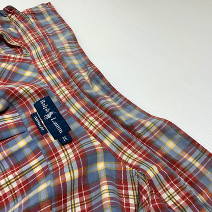 【現状渡し品】【メンズ】 POLO RALPH LAUREN ポロ・ラルフローレン B.D. FLANNEL SHIRT ボタンダウン フランネルシャツ 長袖 トップス ネルシャツ 147-260720-ko-01-tei サイズ：XXL カラー：チェック 万代Net店