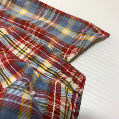 【現状渡し品】【メンズ】 POLO RALPH LAUREN ポロ・ラルフローレン B.D. FLANNEL SHIRT ボタンダウン フランネルシャツ 長袖 トップス ネルシャツ 147-260720-ko-01-tei サイズ：XXL カラー：チェック 万代Net店