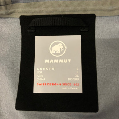 【中古美品】【メンズ】 Mammut マムート STONEY HS HOODED JACKET 1010-30990 ストーニー ハードシェル フーデッド ジャケット アジアンフィット アウター スノーボードウェア 120-250123-kk-29-tei サイズ：XL カラー：GLACIER BLUE-BLACK 万代Net店