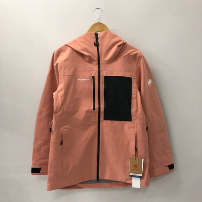 【中古美品】【レディース】 Mammut マムート STONEY HS HOODED JACKET 1010-31000 ストーニー ハードシェル フーデッド ジャケット アジアンフィット アウター スノーボードウェア 120-250123-kk-30-tei サイズ：L カラー：QUARTZ DUST‐BLACK 万代Net店