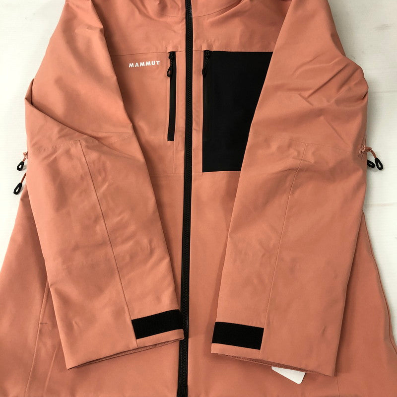 【中古美品】【レディース】 Mammut マムート STONEY HS HOODED JACKET 1010-31000 ストーニー ハードシェル フーデッド ジャケット アジアンフィット アウター スノーボードウェア 120-250123-kk-30-tei サイズ：L カラー：QUARTZ DUST‐BLACK 万代Net店