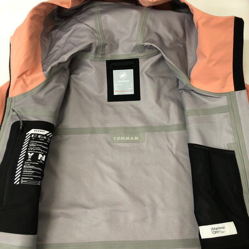 【中古美品】【レディース】 Mammut マムート STONEY HS HOODED JACKET 1010-31000 ストーニー ハードシェル フーデッド ジャケット アジアンフィット アウター スノーボードウェア 120-250123-kk-30-tei サイズ：L カラー：QUARTZ DUST‐BLACK 万代Net店