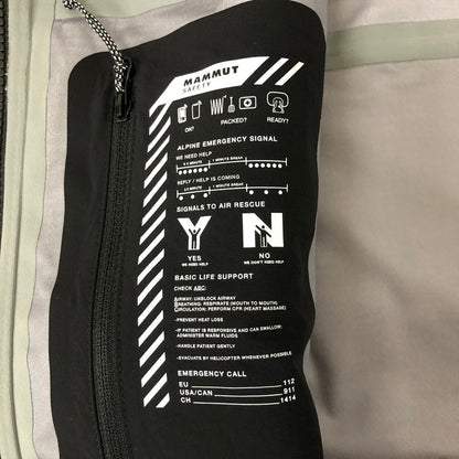 【中古美品】【レディース】 Mammut マムート STONEY HS HOODED JACKET 1010-31000 ストーニー ハードシェル フーデッド ジャケット アジアンフィット アウター スノーボードウェア 120-250123-kk-30-tei サイズ：L カラー：QUARTZ DUST‐BLACK 万代Net店