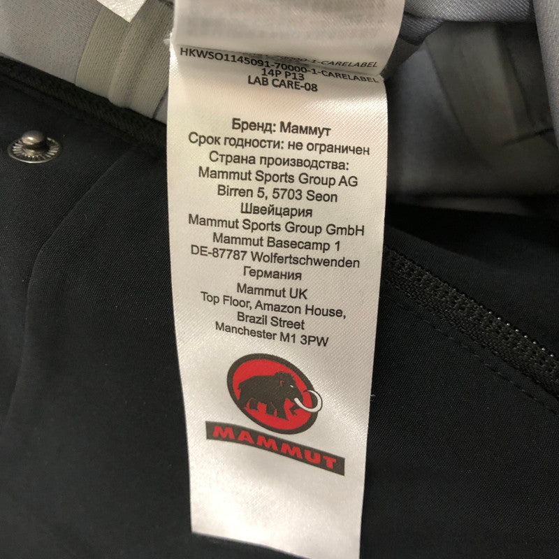 【中古美品】【メンズ】 Mammut マムート STONEY HS PANTS AF 1020-13740 ストーニー ハードシェル パンツ アジアンフィット ボトムス スノーボードウェア 120-250123-kk-28-tei サイズ：M カラー：BLACK 万代Net店