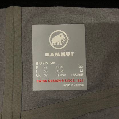 【中古美品】【メンズ】 Mammut マムート STONEY HS PANTS AF 1020-13740 ストーニー ハードシェル パンツ アジアンフィット ボトムス スノーボードウェア 120-250123-kk-28-tei サイズ：M カラー：BLACK 万代Net店