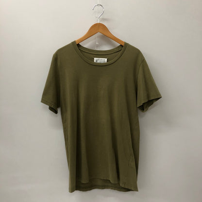 【中古品】【メンズ】  Maison Marigiela メゾンマルジェラ 16SS SOLID CREWNECK T-SHIRT S50GC0425 S22431 ソリッドクルーネックTシャツ 半袖 トップス 141-250209-kk-07-tei サイズ：M カラー：カーキ 万代Net店