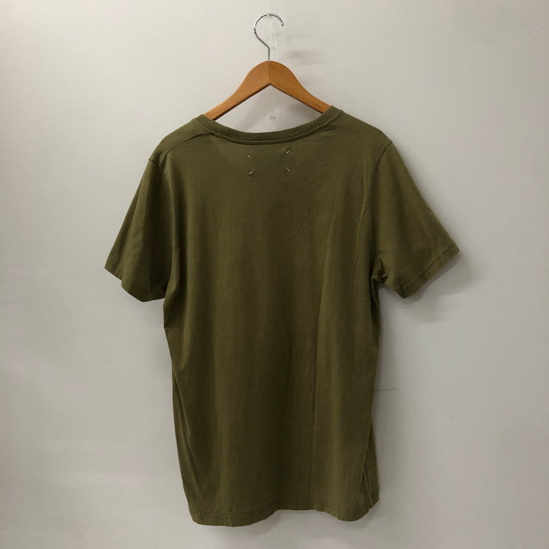 【中古品】【メンズ】  Maison Marigiela メゾンマルジェラ 16SS SOLID CREWNECK T-SHIRT S50GC0425 S22431 ソリッドクルーネックTシャツ 半袖 トップス 141-250209-kk-07-tei サイズ：M カラー：カーキ 万代Net店