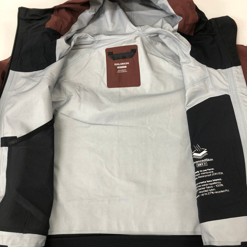 【中古美品】【レディース】  SALOMON サロモン 24AW ABSOLUTE 3L JACKET W C23101 SAFW2410056 アブソリュート スリーレイヤージャケット アウター スノーボードウェア 120-250129-kk-35-tei サイズ：S カラー：RUM RAISIN 万代Net店