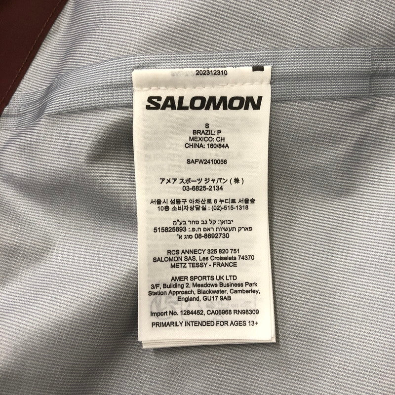 【中古美品】【レディース】  SALOMON サロモン 24AW ABSOLUTE 3L JACKET W C23101 SAFW2410056 アブソリュート スリーレイヤージャケット アウター スノーボードウェア 120-250129-kk-35-tei サイズ：S カラー：RUM RAISIN 万代Net店