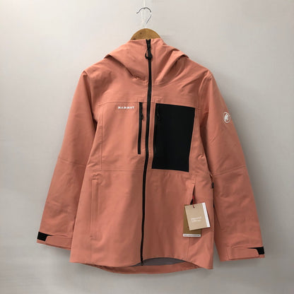 【中古美品】【レディース】 Mammut マムート STONEY HS HOODED JACKET AF WOMEN 1010-31000 ストーニー ハードシェル フーデッド ジャケット アジアンフィット アウター スノーボードウェア 120-250129-kk-33-tei サイズ：M カラー：QUARTZ DUST-BLACK 万代Net店