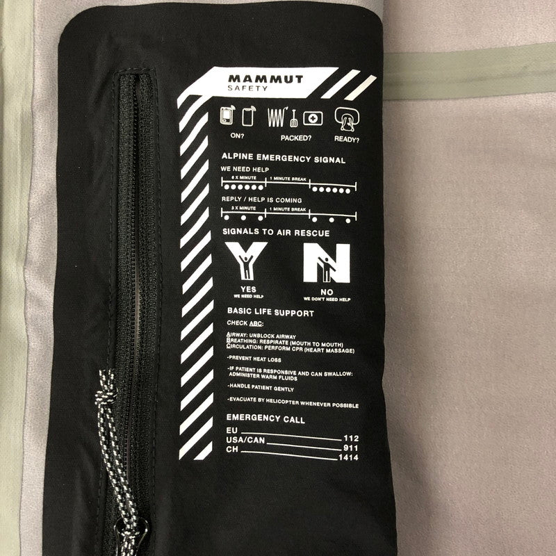 【中古美品】【レディース】 Mammut マムート STONEY HS HOODED JACKET AF WOMEN 1010-31000 ストーニー ハードシェル フーデッド ジャケット アジアンフィット アウター スノーボードウェア 120-250129-kk-33-tei サイズ：M カラー：QUARTZ DUST-BLACK 万代Net店