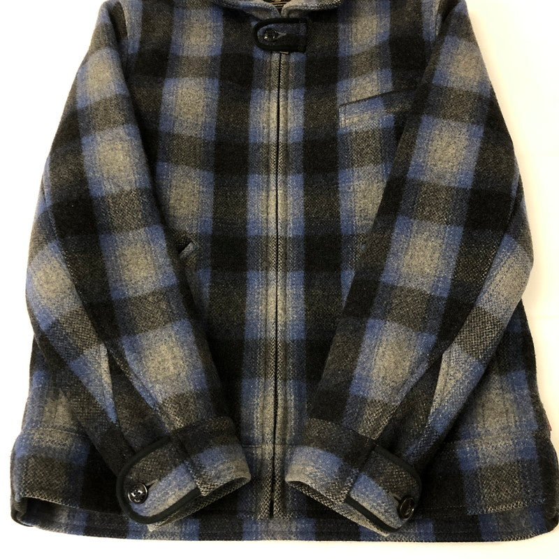 【中古品】【メンズ】 WTAPS ダブルタップス 09AW GREASE JACKET.FIELD.WOOL.MELTON.TEXTILE 092GWDT-JKM05 グレース ウールメルトンジャケット アウター 142-250130-kk-19-tei サイズ：M カラー：ブルー 万代Net店