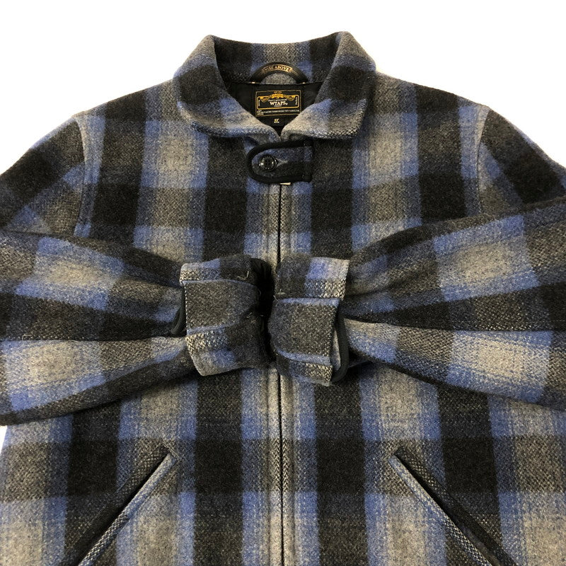 【中古品】【メンズ】 WTAPS ダブルタップス 09AW GREASE JACKET.FIELD.WOOL.MELTON.TEXTILE 092GWDT-JKM05 グレース ウールメルトンジャケット アウター 142-250130-kk-19-tei サイズ：M カラー：ブルー 万代Net店