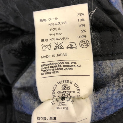 【中古品】【メンズ】 WTAPS ダブルタップス 09AW GREASE JACKET.FIELD.WOOL.MELTON.TEXTILE 092GWDT-JKM05 グレース ウールメルトンジャケット アウター 142-250130-kk-19-tei サイズ：M カラー：ブルー 万代Net店