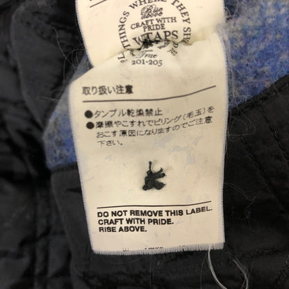 【中古品】【メンズ】 WTAPS ダブルタップス 09AW GREASE JACKET.FIELD.WOOL.MELTON.TEXTILE 092GWDT-JKM05 グレース ウールメルトンジャケット アウター 142-250130-kk-19-tei サイズ：M カラー：ブルー 万代Net店