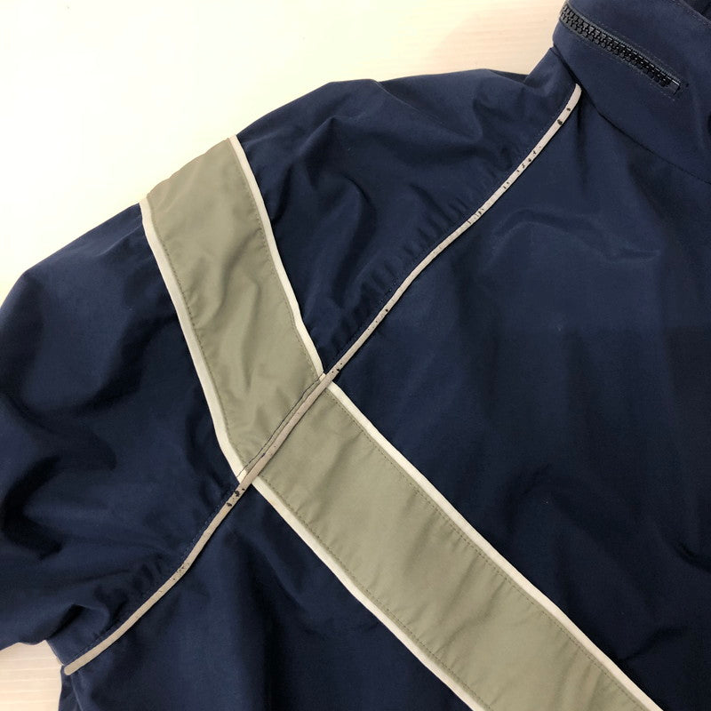 【現状渡し品】【メンズ】  U.S. AIR FORCE アメリカ空軍 PHYSICAL FITNESS JACKET 8415-01-518-4609 フィジカルフィットネスジャケット ライトアウター ミリタリージャケット 145-250221-kk-13-tei サイズ：S カラー：ネイビー 万代Net店