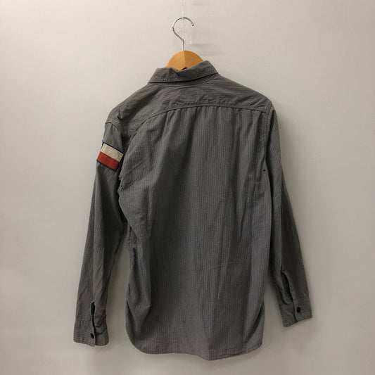 【中古品】【メンズ】  TOYS McCOY トイズマッコイ MCHILL OVERALLS L/S WORK SHIRT マックヒル オーバーオールズ ロングスリーブ ワークシャツ 長袖 トップス 145-250130-kk-16-tei サイズ：15 カラー：グレー 万代Net店