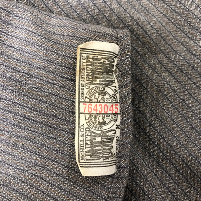 【中古品】【メンズ】  TOYS McCOY トイズマッコイ MCHILL OVERALLS L/S WORK SHIRT マックヒル オーバーオールズ ロングスリーブ ワークシャツ 長袖 トップス 145-250130-kk-16-tei サイズ：15 カラー：グレー 万代Net店