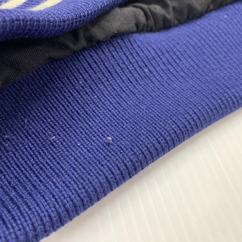 【中古品】【メンズ】 BEAUTY&YOUTH UNITED ARROWS ビューティアンドユースユナイテッドアローズ STADIUM JACKET 1225-104-2663 スタジアム ジャケット アウター スタジャン ウール 147-251127-ts-25-tei サイズ：S カラー：ブルー 万代Net店