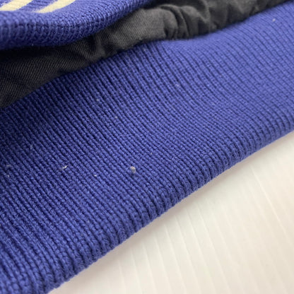 【中古品】【メンズ】 BEAUTY&YOUTH UNITED ARROWS ビューティアンドユースユナイテッドアローズ STADIUM JACKET 1225-104-2663 スタジアム ジャケット アウター スタジャン ウール 147-251127-ts-25-tei サイズ：S カラー：ブルー 万代Net店