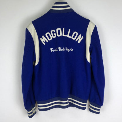 【中古品】【メンズ】 BEAUTY&YOUTH UNITED ARROWS ビューティアンドユースユナイテッドアローズ STADIUM JACKET 1225-104-2663 スタジアム ジャケット アウター スタジャン ウール 147-251127-ts-25-tei サイズ：S カラー：ブルー 万代Net店