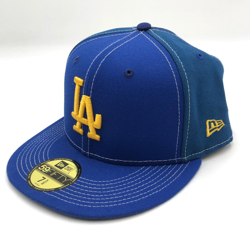 【中古美品】【メンズ】 NEW ERA ニューエラ × UNION ユニオン 別注 コラボ LOS ANGELES DODGERS 59FIFTY FITTED HAT 22M1143071200222 MLB ロサンゼルス ドジャース フィフティーナインフィフティー フィッテッドハット 帽子 185-250711-ks-05-tei サイズ：7 5/8 60.6cm カラー：ブルー 万代Net店