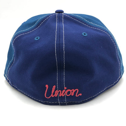 【中古美品】【メンズ】 NEW ERA ニューエラ × UNION ユニオン 別注 コラボ LOS ANGELES DODGERS 59FIFTY FITTED HAT 22M1143071200222 MLB ロサンゼルス ドジャース フィフティーナインフィフティー フィッテッドハット 帽子 185-250711-ks-05-tei サイズ：7 5/8 60.6cm カラー：ブルー 万代Net店