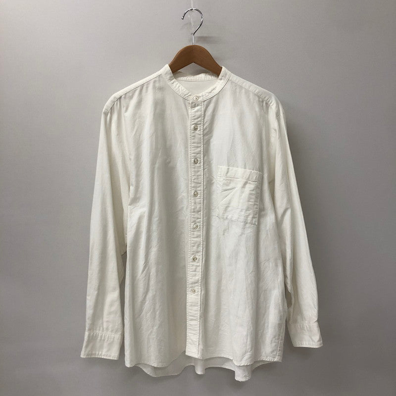 【中古品】【メンズ】 21AW BAGGY BAND COLLAR SHIRT SOPH-212040 バギー バンドカラーシャツ 長袖 トップス 142-250209-kk-14-tei サイズ：S カラー：ホワイト 万代Net店