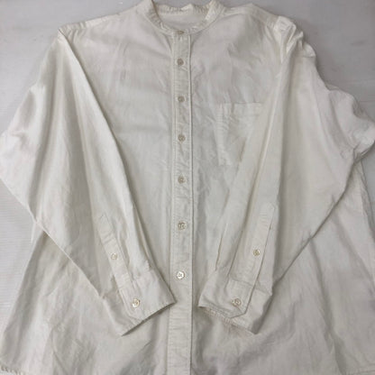 【中古品】【メンズ】 21AW BAGGY BAND COLLAR SHIRT SOPH-212040 バギー バンドカラーシャツ 長袖 トップス 142-250209-kk-14-tei サイズ：S カラー：ホワイト 万代Net店