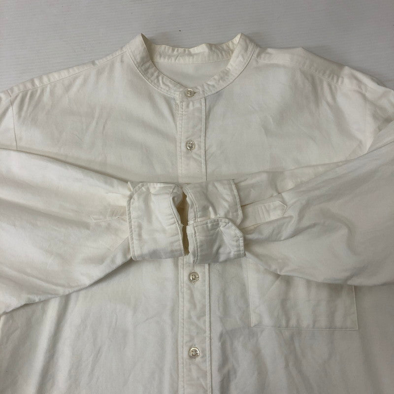 【中古品】【メンズ】 21AW BAGGY BAND COLLAR SHIRT SOPH-212040 バギー バンドカラーシャツ 長袖 トップス 142-250209-kk-14-tei サイズ：S カラー：ホワイト 万代Net店