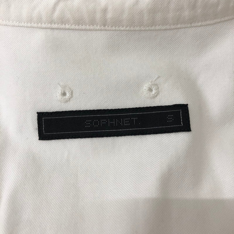 【中古品】【メンズ】 21AW BAGGY BAND COLLAR SHIRT SOPH-212040 バギー バンドカラーシャツ 長袖 トップス 142-250209-kk-14-tei サイズ：S カラー：ホワイト 万代Net店