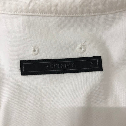 【中古品】【メンズ】 21AW BAGGY BAND COLLAR SHIRT SOPH-212040 バギー バンドカラーシャツ 長袖 トップス 142-250209-kk-14-tei サイズ：S カラー：ホワイト 万代Net店