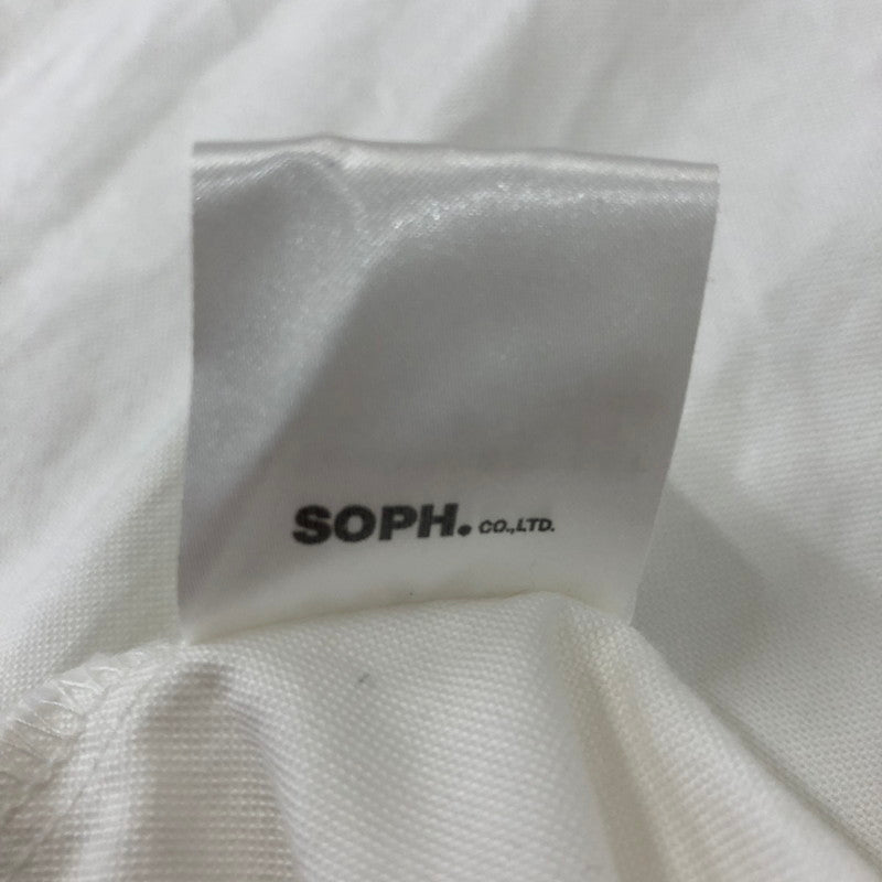 【中古品】【メンズ】 21AW BAGGY BAND COLLAR SHIRT SOPH-212040 バギー バンドカラーシャツ 長袖 トップス 142-250209-kk-14-tei サイズ：S カラー：ホワイト 万代Net店