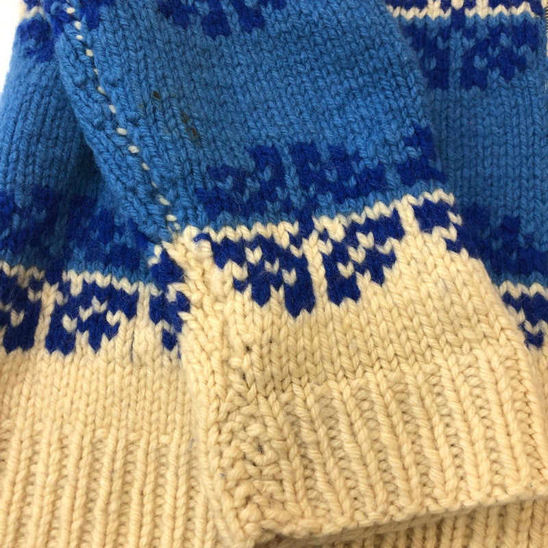 【中古品】【メンズ】  UNKNOWN 60~70's VINTAGE COWICHAN KNIT SWEATER 60-70年代 ヴィンテージ カウチンニットセーター トップス 145-250309-kk-08-tei サイズ：表記無し 下記参照 カラー：ベージュ 万代Net店