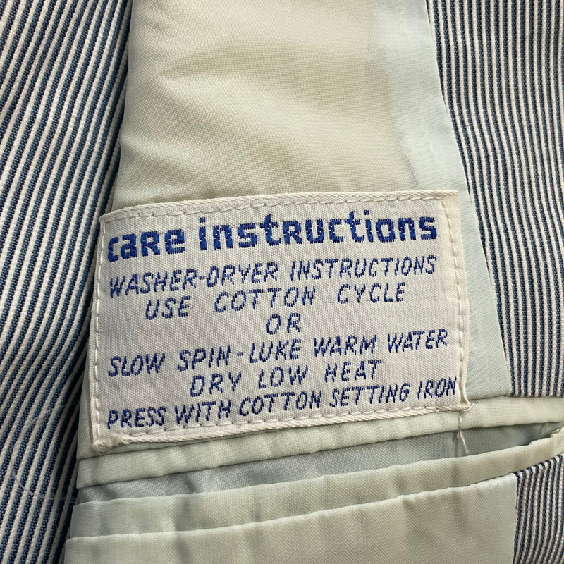 【中古品】【メンズ】 BROOKS BROTHERS ブルックス ブラザーズ 60～70's VINTAGE STRIPE JACKET 60～70年代 ヴィンテージ ストライプ ジャケット アウター 147-260714-sa-14-tei サイズ：不明 カラー：ストライプ 万代Net店